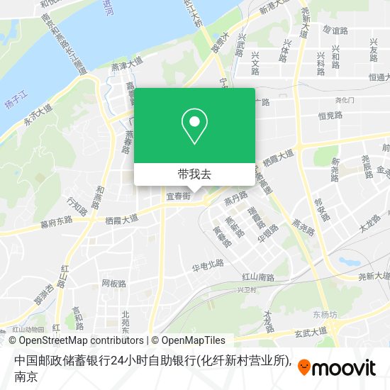 中国邮政储蓄银行24小时自助银行(化纤新村营业所)地图