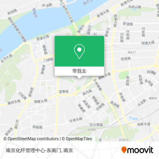南京化纤管理中心-东南门地图