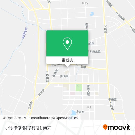 小徐维修部(绿村巷)地图
