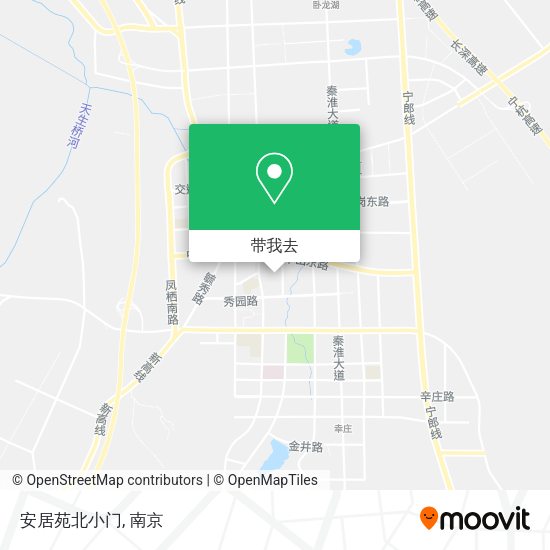 安居苑北小门地图