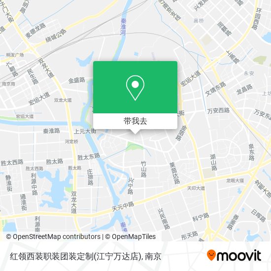 红领西装职装团装定制(江宁万达店)地图