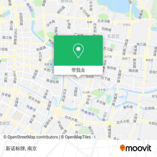 新诺标牌地图