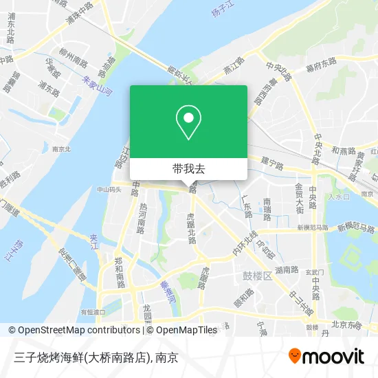 三子烧烤海鲜(大桥南路店)地图