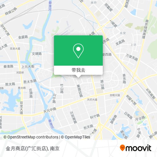 金月商店(广汇街店)地图