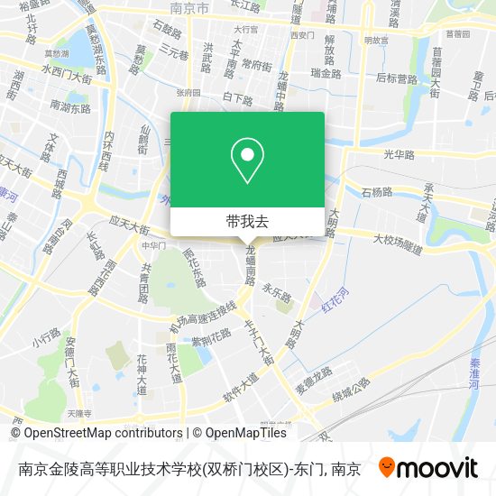 南京金陵高等职业技术学校(双桥门校区)-东门地图
