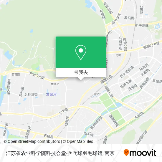 江苏省农业科学院科技会堂-乒乓球羽毛球馆地图