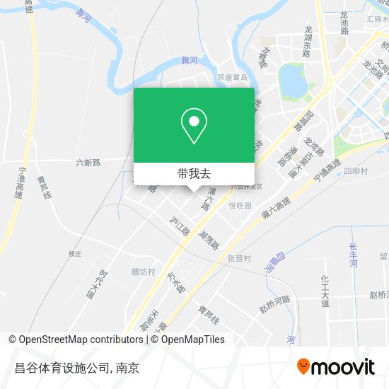 昌谷体育设施公司地图