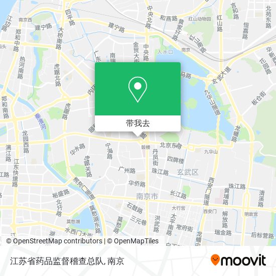 江苏省药品监督稽查总队地图