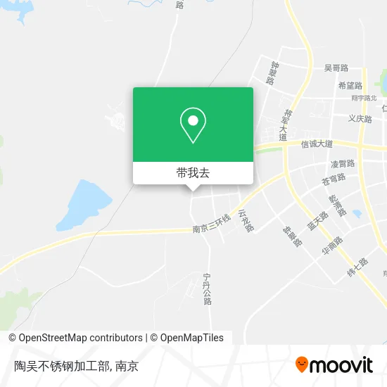 陶吴不锈钢加工部地图