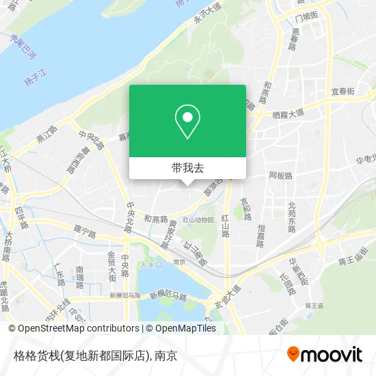 格格货栈(复地新都国际店)地图