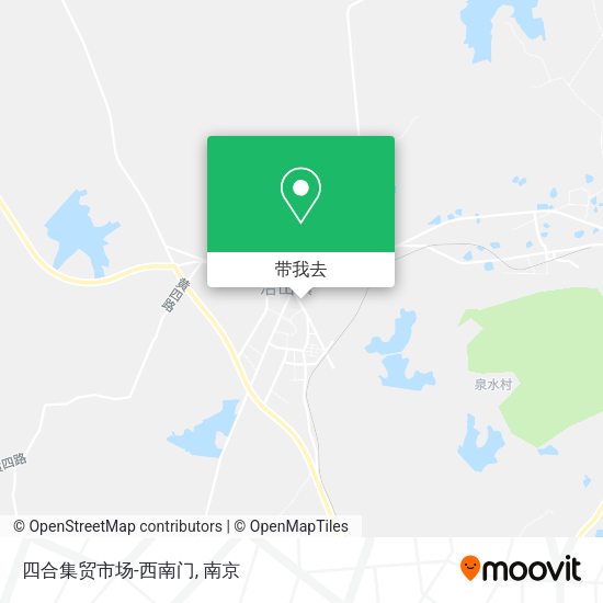 四合集贸市场-西南门地图