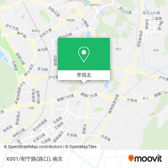 X001/初宁路(路口)地图