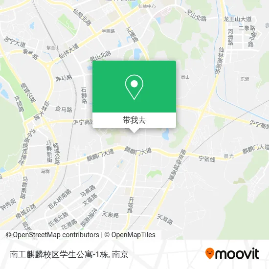 南工麒麟校区学生公寓-1栋地图