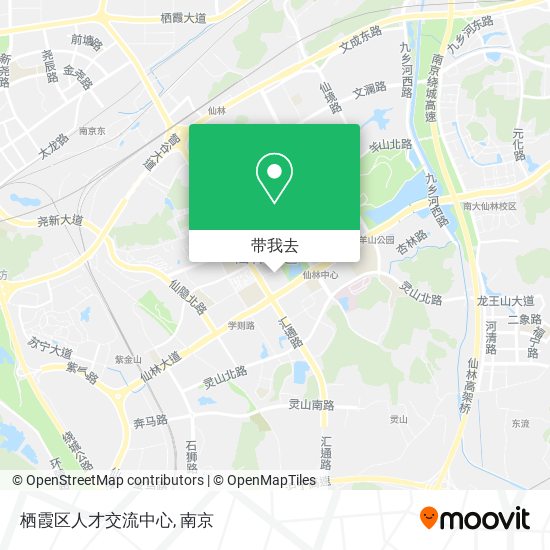 栖霞区人才交流中心地图