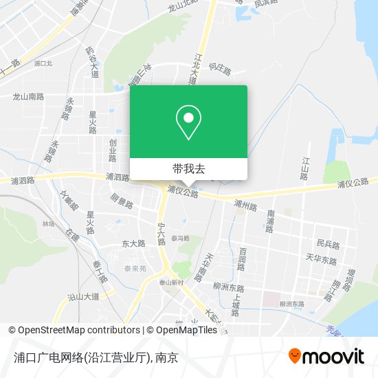 浦口广电网络(沿江营业厅)地图