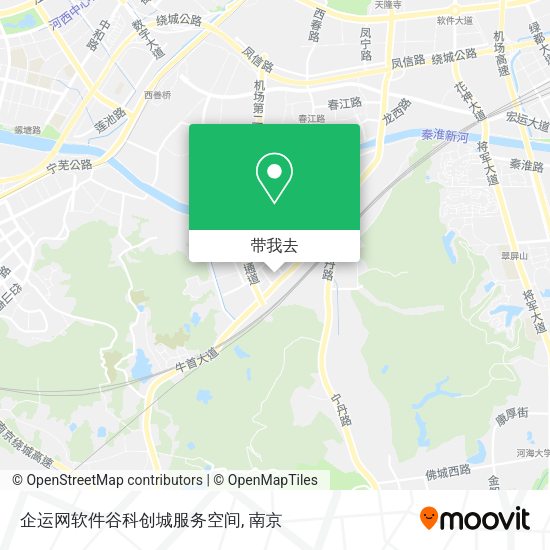 企运网软件谷科创城服务空间地图
