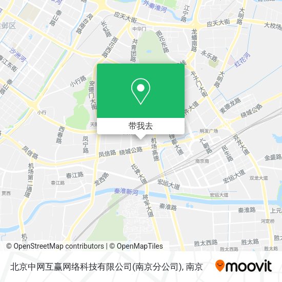 北京中网互赢网络科技有限公司(南京分公司)地图
