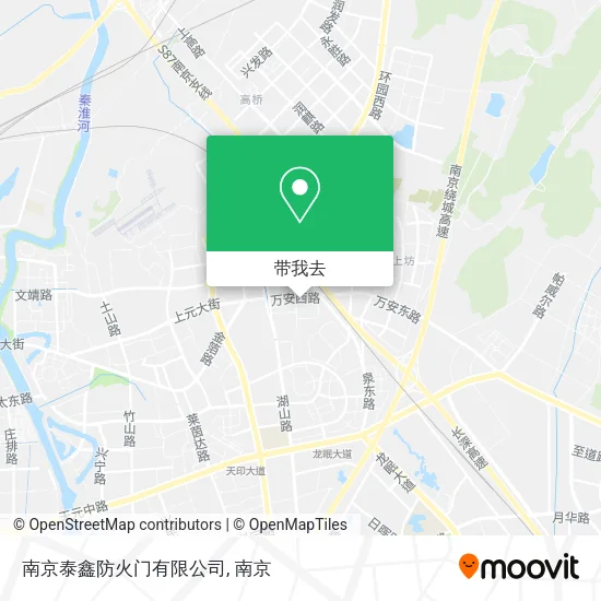 南京泰鑫防火门有限公司地图