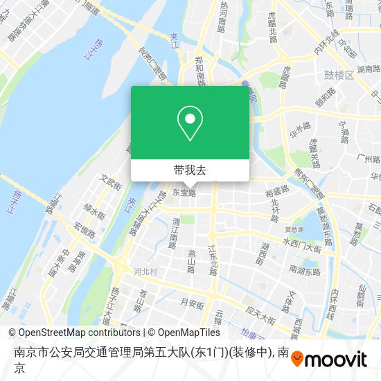 南京市公安局交通管理局第五大队(东1门)(装修中)地图