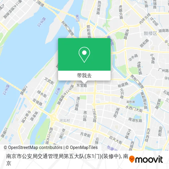 南京市公安局交通管理局第五大队(东1门)(装修中)地图