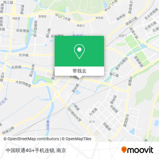中国联通4G+手机连锁地图