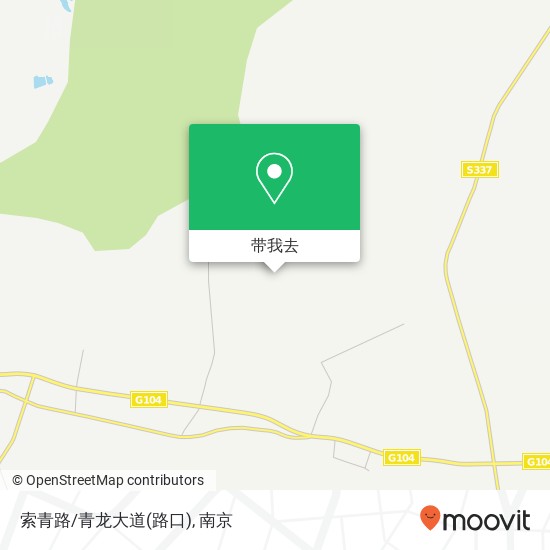 索青路/青龙大道(路口)地图