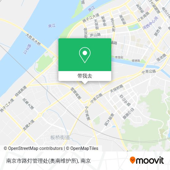 南京市路灯管理处(奥南维护所)地图