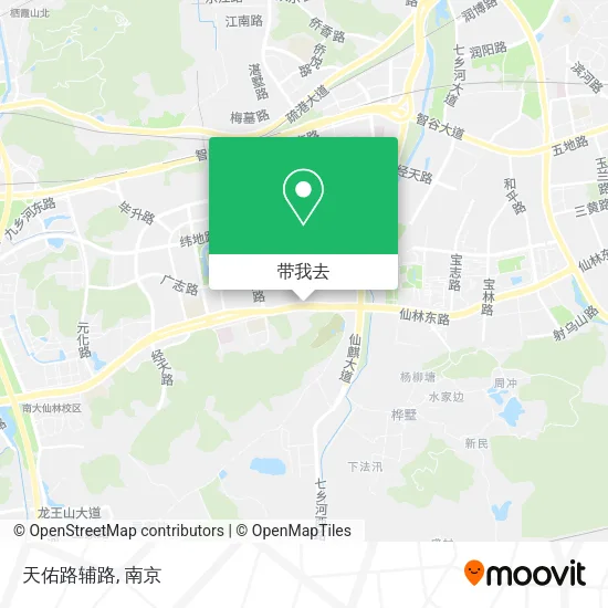 天佑路辅路地图