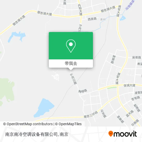 南京南冷空调设备有限公司地图