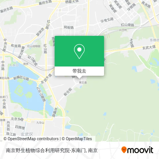 南京野生植物综合利用研究院-东南门地图