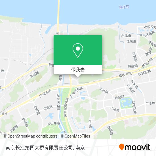 南京长江第四大桥有限责任公司地图