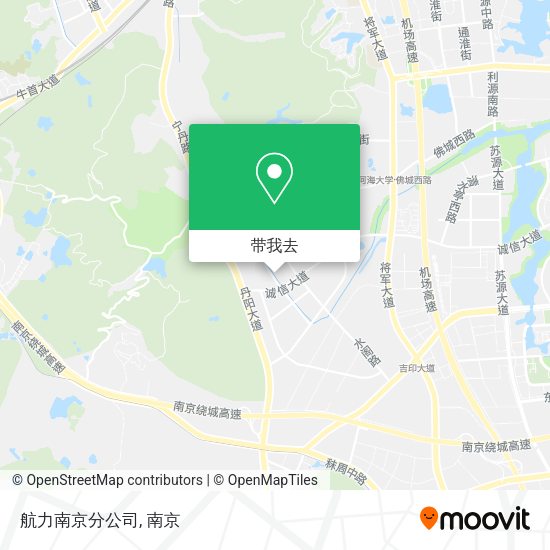 航力南京分公司地图