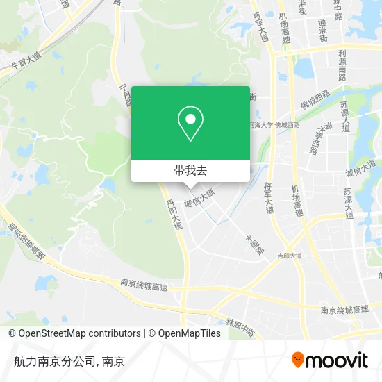 航力南京分公司地图