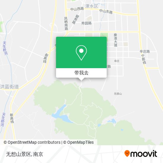 无想山景区地图