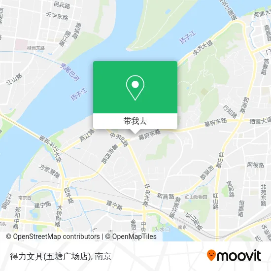 得力文具(五塘广场店)地图