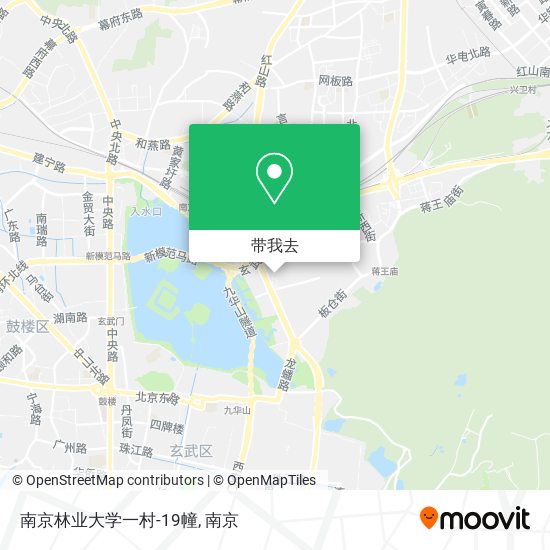 南京林业大学一村-19幢地图