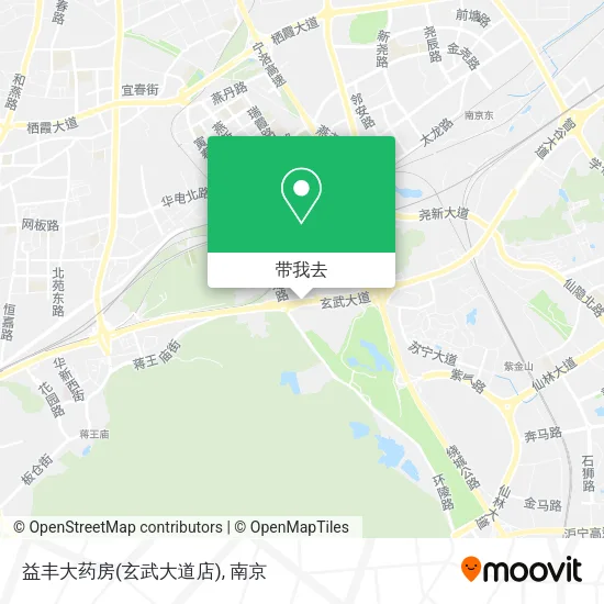 益丰大药房(玄武大道店)地图