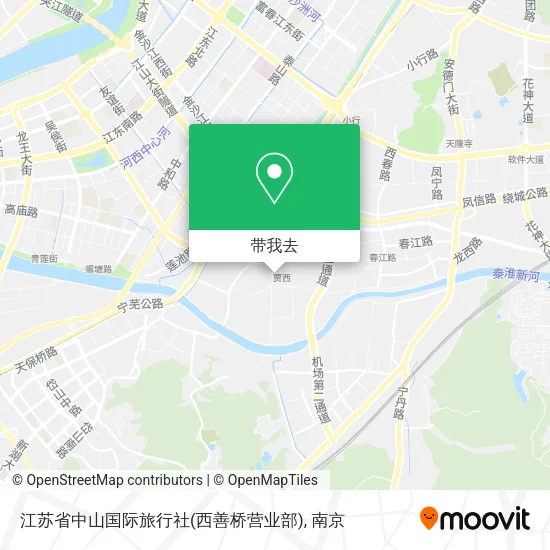江苏省中山国际旅行社(西善桥营业部)地图