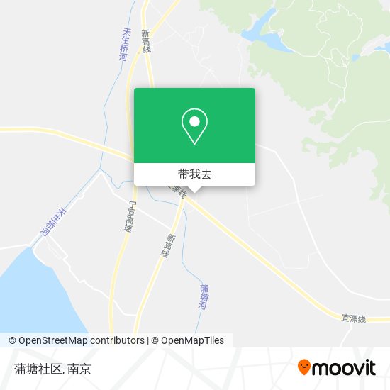蒲塘社区地图