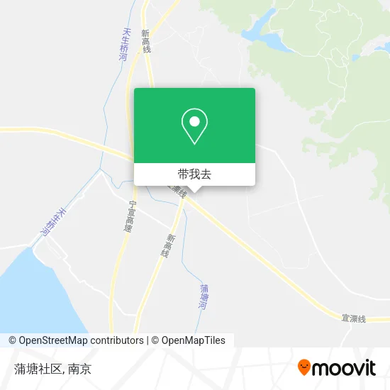 蒲塘社区地图