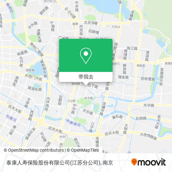 泰康人寿保险股份有限公司(江苏分公司)地图