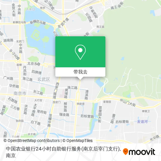 中国农业银行24小时自助银行服务(南京后宰门支行)地图