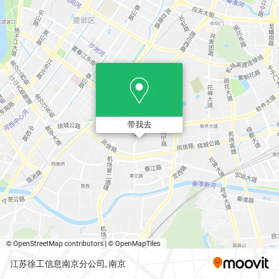 江苏徐工信息南京分公司地图