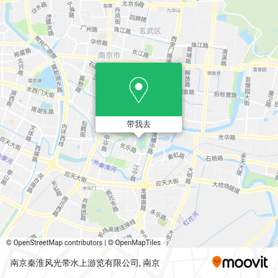 南京秦淮风光带水上游览有限公司地图