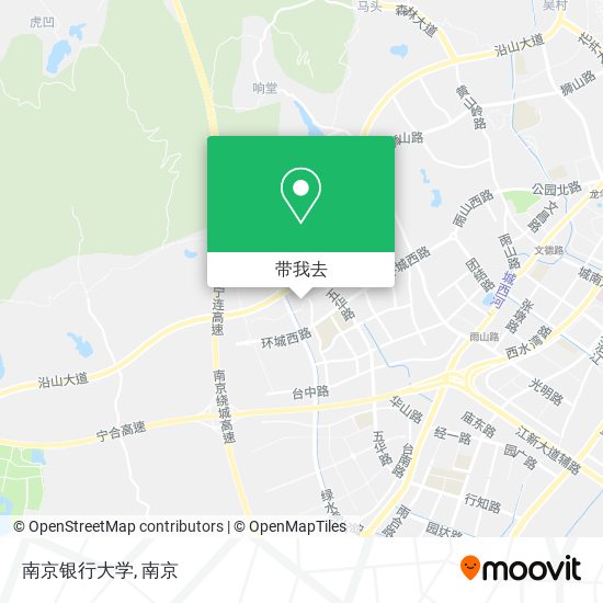 南京银行大学地图