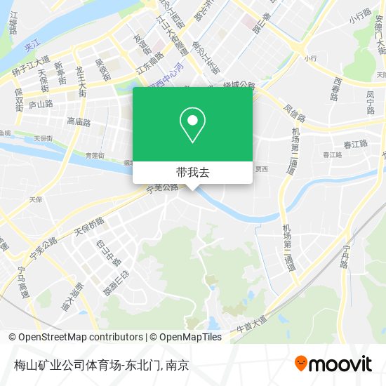 梅山矿业公司体育场-东北门地图