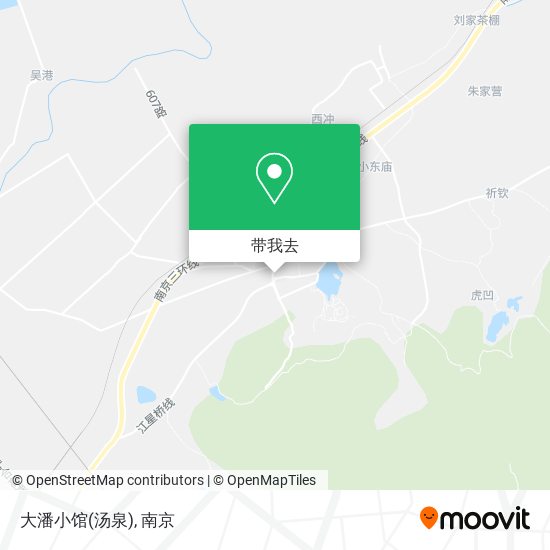 大潘小馆(汤泉)地图