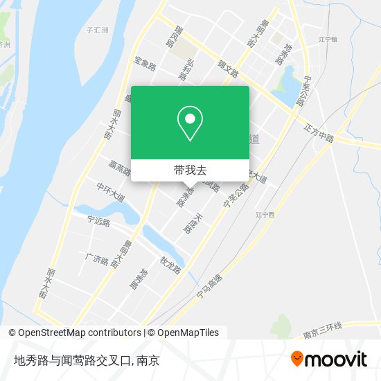 地秀路与闻莺路交叉口地图