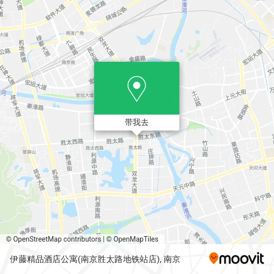 伊藤精品酒店公寓(南京胜太路地铁站店)地图