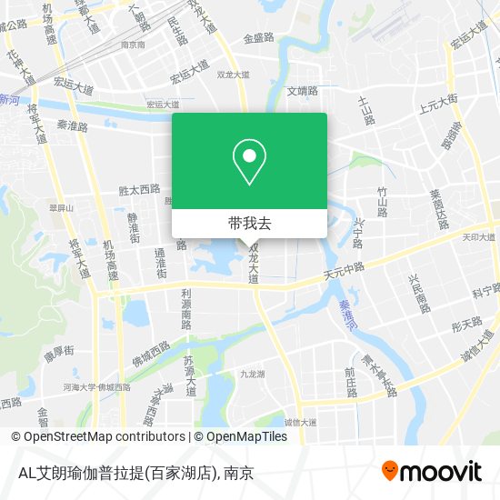 AL艾朗瑜伽普拉提(百家湖店)地图